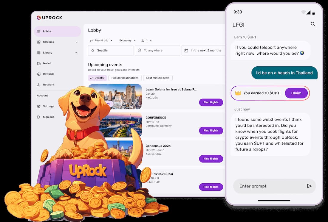 Earn Passive Income by Sharing Your Internet Bandwidth with UpRock AI Earnings